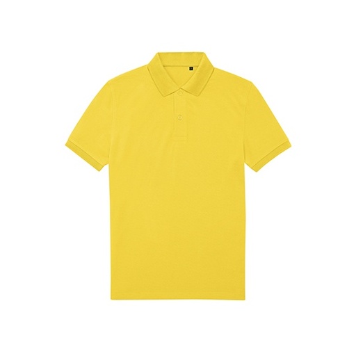 Koszulka polo klasyczna z krótkim rękawem BCPU428 - Pop Yellow
