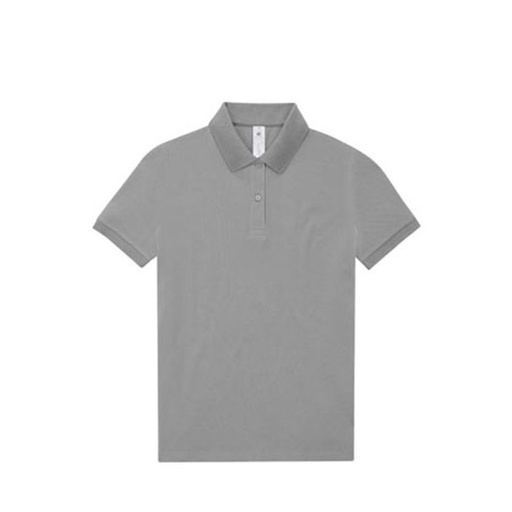 Damska koszulka polo klasyczna BCPW461 - Sport Grey (Heather)