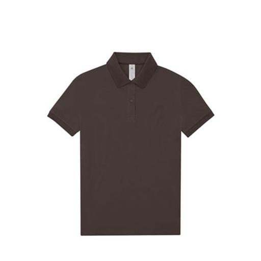 Koszulka Polo Damska Bawełniana Pique BCPW461 - Roasted Coffee
