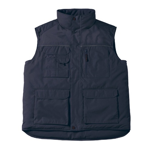 Kamizelka Robocza Wodoodporna Ripstop BCJUC40 - Navy
