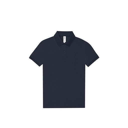 Koszulka Polo Damska Bawelniana Fine Piqué BCPW463 - Navy