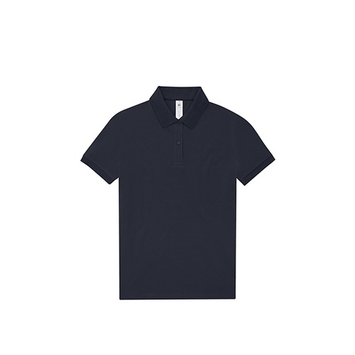 Damska koszulka polo klasyczny BCPW463 - Navy Pure
