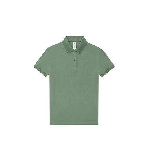 Koszulka Polo Damska Bawełniana Fine Piqué BCPW463 - Amalfi Green