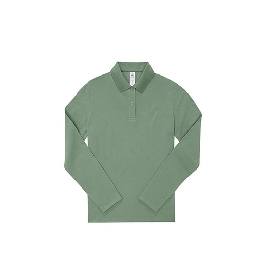 Koszulka Polo Damska Klasyczna Bawelna Pique BCPW464 - Amalfi Green