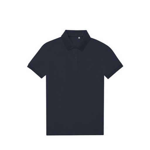 Damska koszulka polo klasyczna BCPW465 - Navy