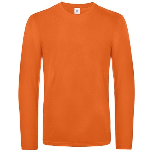 T-shirt Klasyczny Bawełniany Długi Rękaw BCTU07T - Urban Orange