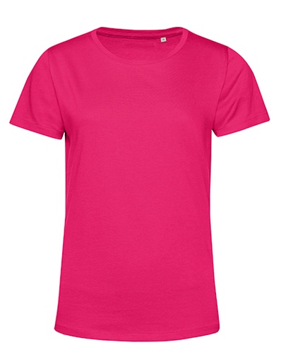 Koszulka Damska Klasyczna Bawełna Organiczna BCTW02B - Magenta Pink