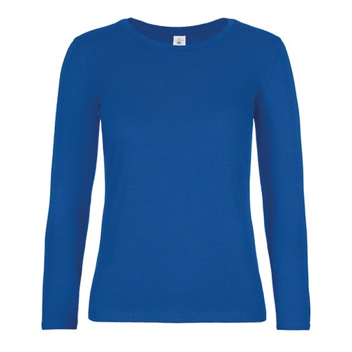 Koszulka Damska Długi Rękaw Bawełniana BCTW08T - Royal Blue
