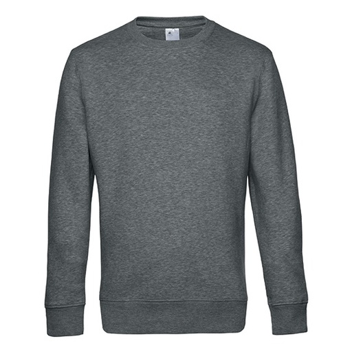 Bluza Crew Neck BCWU01K - Heather Mid Grey