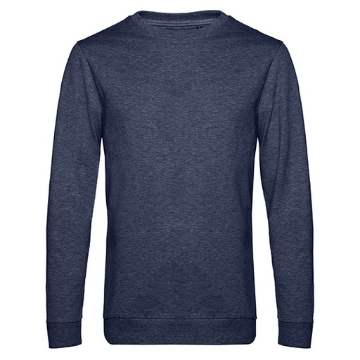 Bluza Dresowa Klasyczna Bawełna Poliester BCWU01W - Heather Navy