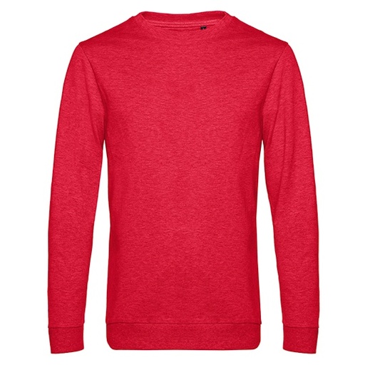 Bluza Dresowa Klasyczna Bawełna Poliester BCWU01W - Heather Red