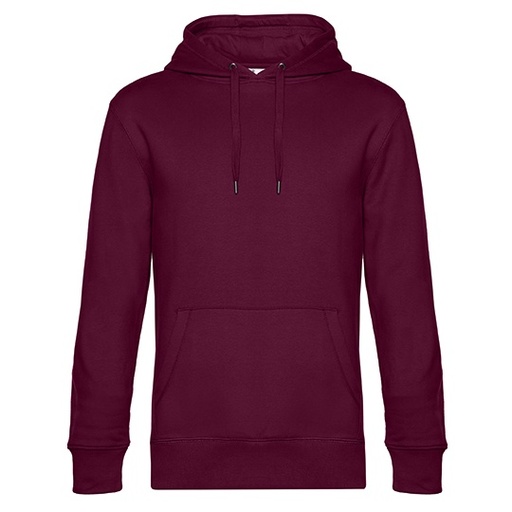 Bluza Klasyczna Bawelniana z Recyklingu BCWU02K - Dark Cherry