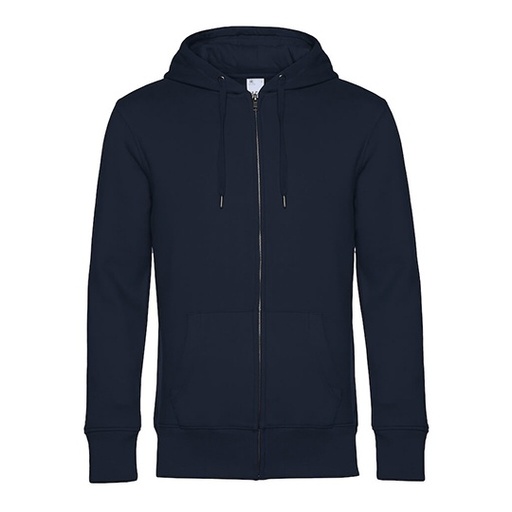 Bluza z Kapturem Klasyczna Bawełna Czesana Poliester BCWU03K - Navy