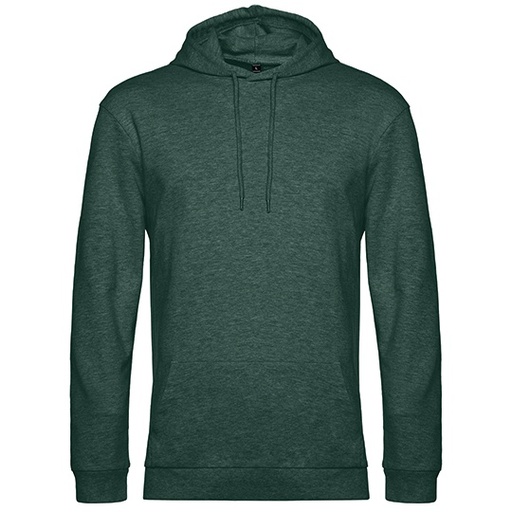 Bluza Kangurka Klasyczna Bawełniana Wstepnie Prana BCWU03W - Heather Dark Green