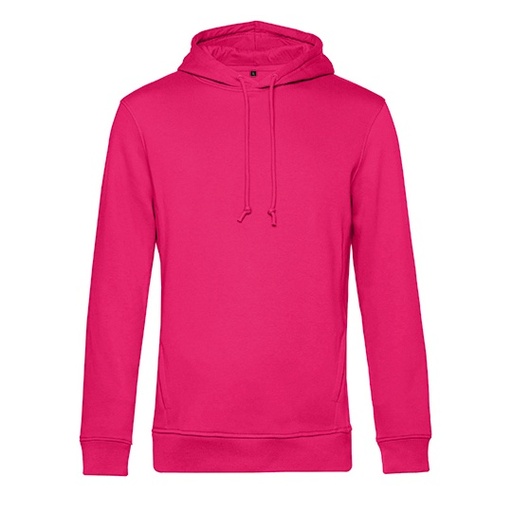 Bluza Kangurka Bawelna Organiczna Poliester z Recyklingu BCWU33B - Magenta Pink