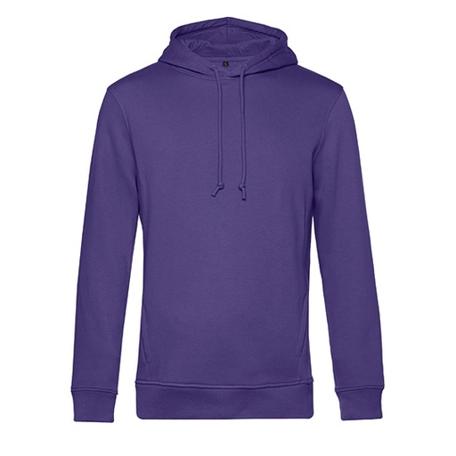Bluza Kangurka Bawełna Organiczna Poliester z Recyklingu BCWU33B - Radiant Purple