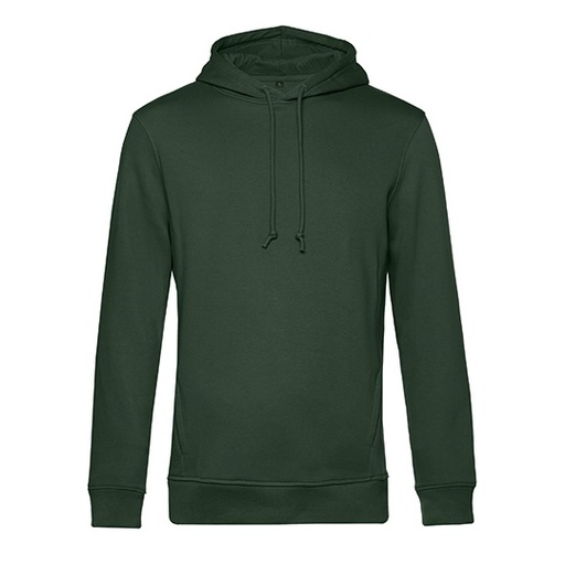 Bluza Kangurka Bawelna Organiczna Poliester z Recyklingu BCWU33B - Forest Green