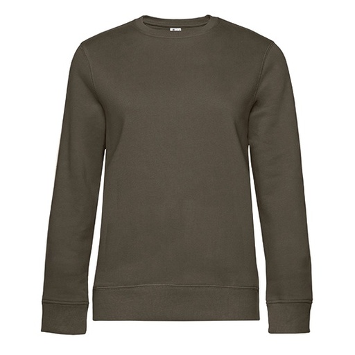 Bluza Klasyczna Bawelniana Szczotkowana BCWW01Q - Khaki