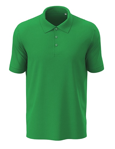 Koszulka Polo Meska Klasyczna Bawelniana S9060- Kelly Green