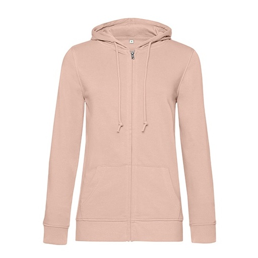 Bluza Damska z Kapturem Organiczna Bawełna BCWW36B - Soft Rose