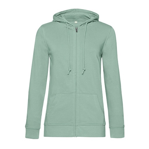 Bluza Damska z Kapturem Organiczna Bawelna BCWW36B - Sage