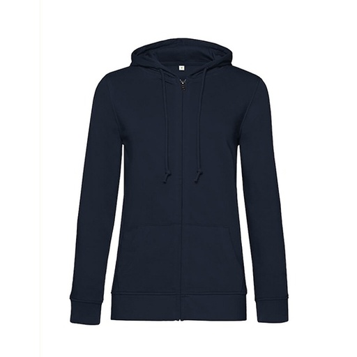 Bluza Damska z Kapturem Organiczna Bawełna BCWW36B - Navy