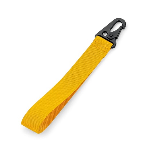 [BG100-1000295682] Pleciony brelok z karabińczykiem BG100 - Yellow