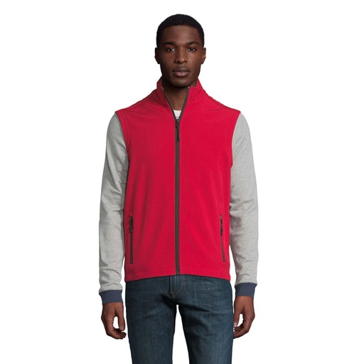 RACE BW MEN SOFTSHELL - pepper red