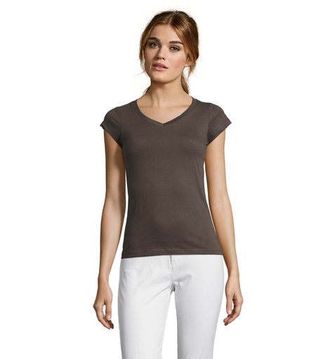 MOON Damski T-SHIRT 150g - ciemny szary