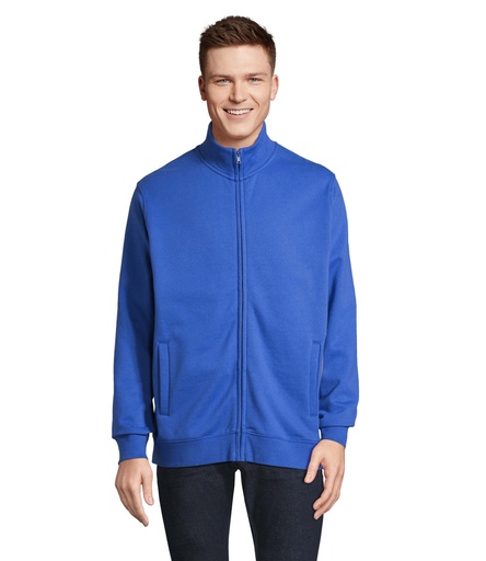 COOPER FULL ZIP SWEAT - niebieski
