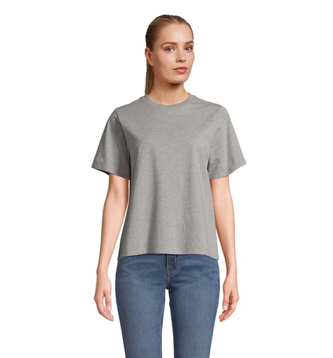 LEGEND WOMEN  T-SHIRT - szary melanż