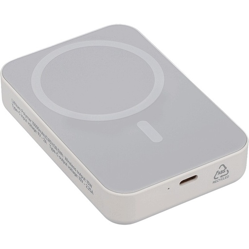 Bezprzewodowy power bank 10000 mAh - biały
