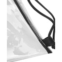 Przezroczysty worek sportowy TPU 11L - Clear & Black