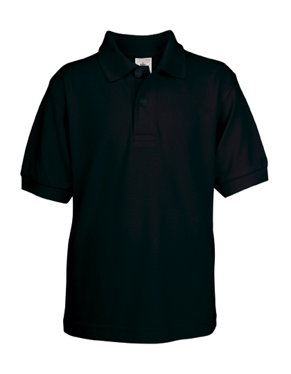 Dziecięca koszulka polo Safran - Black