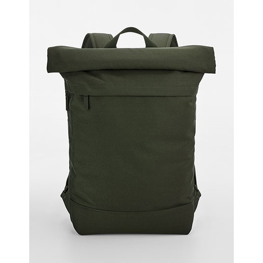 [BG870-1000361109] Plecak Miejski Roll-Top Wodoodporny z Recyklingu BG870 - Pine Green
