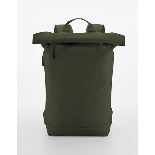 [BG871-1000361137] Plecak miejski roll-top BG871 - Pine Green