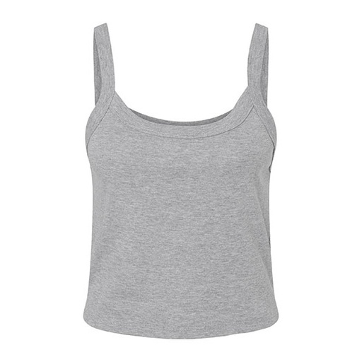 Top Damski Slim Prazkowany Bawełniany BL1012 - Athletic Heather