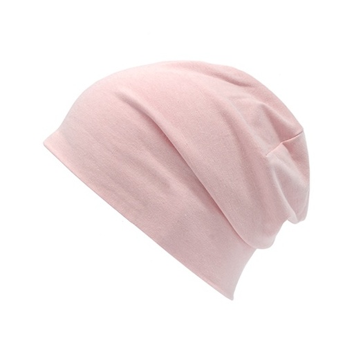 Czapka Dzianinowa Bawelna Organiczna BW8021 - Light Pink