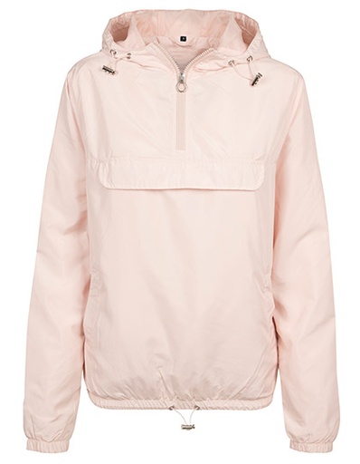 Damska lekka kurtka z kapturem BY095 - Light Pink