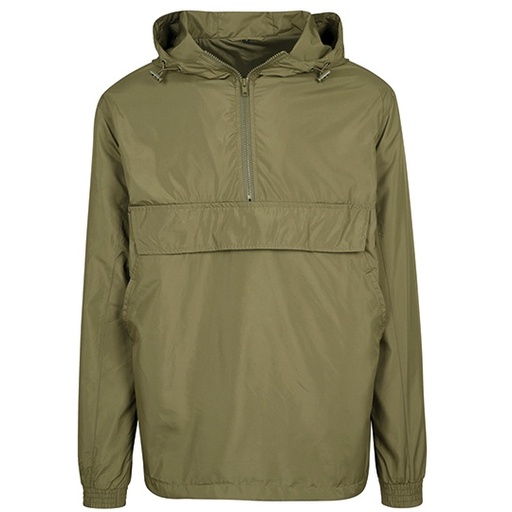 Kurtka Anorak Meska Wodoodporna BY096 - Olive
