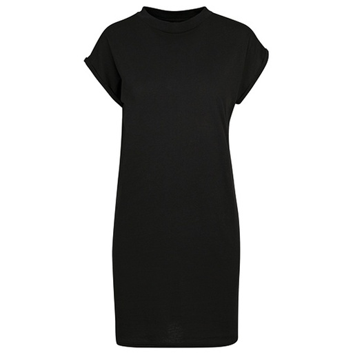 Sukienka T-shirtowa Bawełniana BY101 - Black