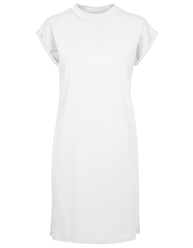 Damska sukienka z golfem BY101 - White