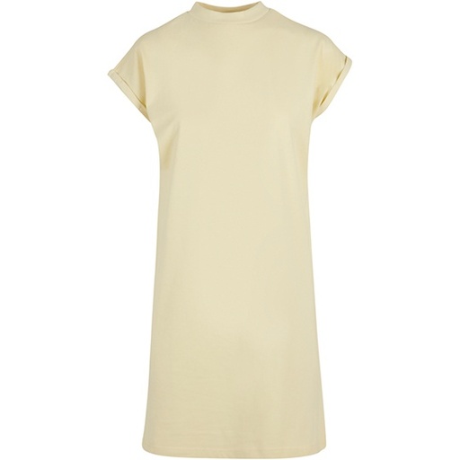 Sukienka T-shirtowa Bawelniana BY101 - Soft Yellow