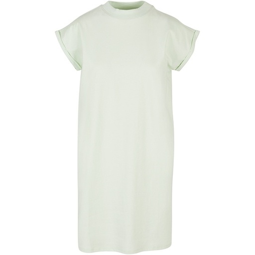 Sukienka t-shirtowa z mini stójką BY101 - Light Mint