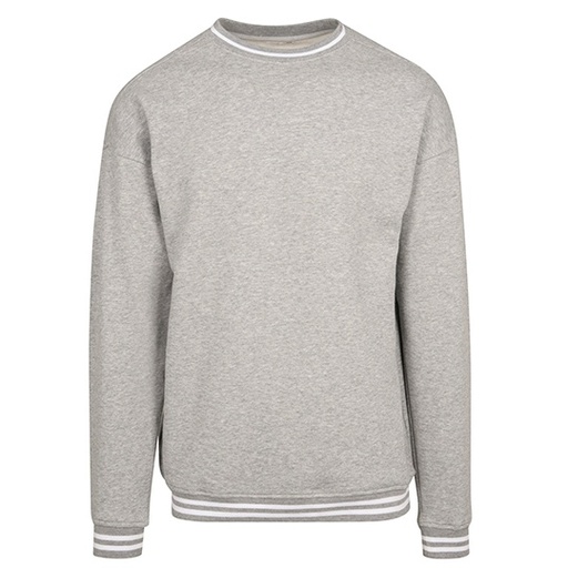 Bluza College Mieszanka Bawelny BY104 - Heather Grey & White