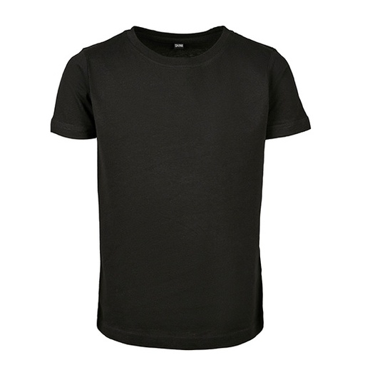 Dziewczęcy T-shirt z krótkim rękawem BY115 - Black