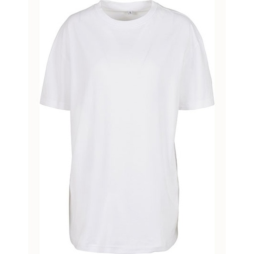 Damski T-shirt Oversize BY149 - White