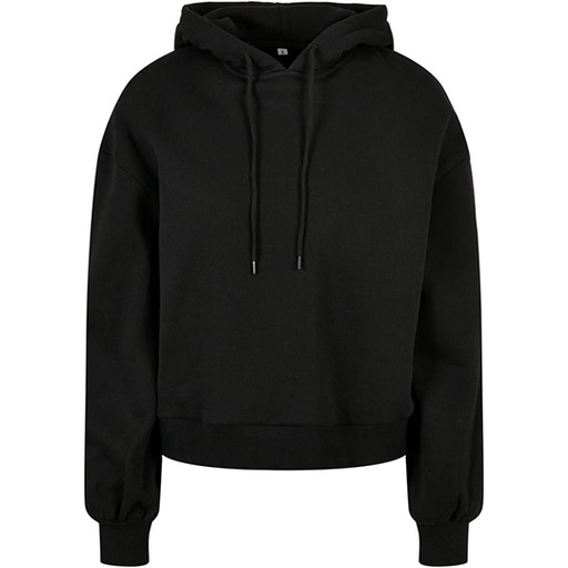 Damska bluza oversize z kapturem BY183 - Black
