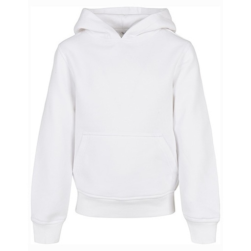 Bluza Dziecieca z Kapturem Bawelniana Szczotkowana BY185 - White