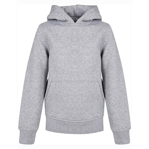 Bluza Dziecięca z Kapturem Bawełniana Szczotkowana BY185 - Heather Grey